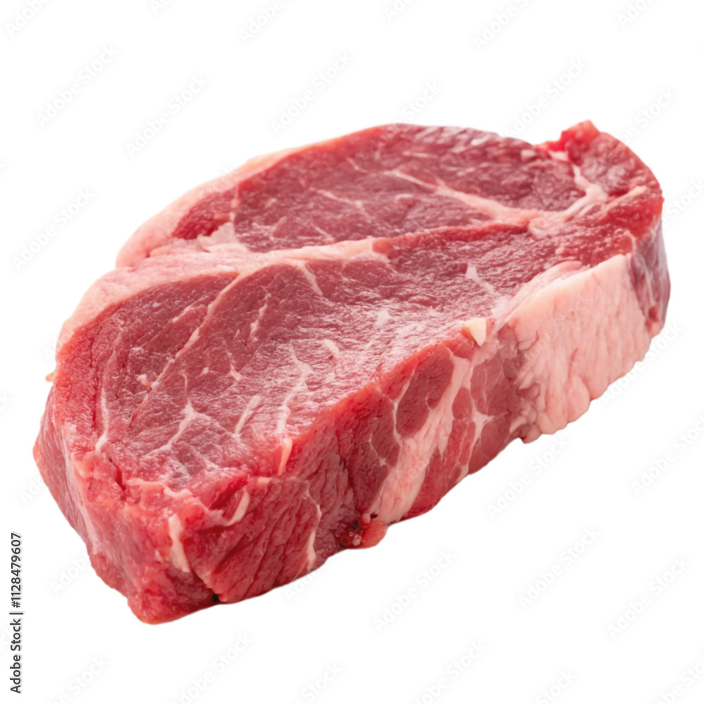 Raw meat isolated in a transparent background Raw meat isolated in a transparent background