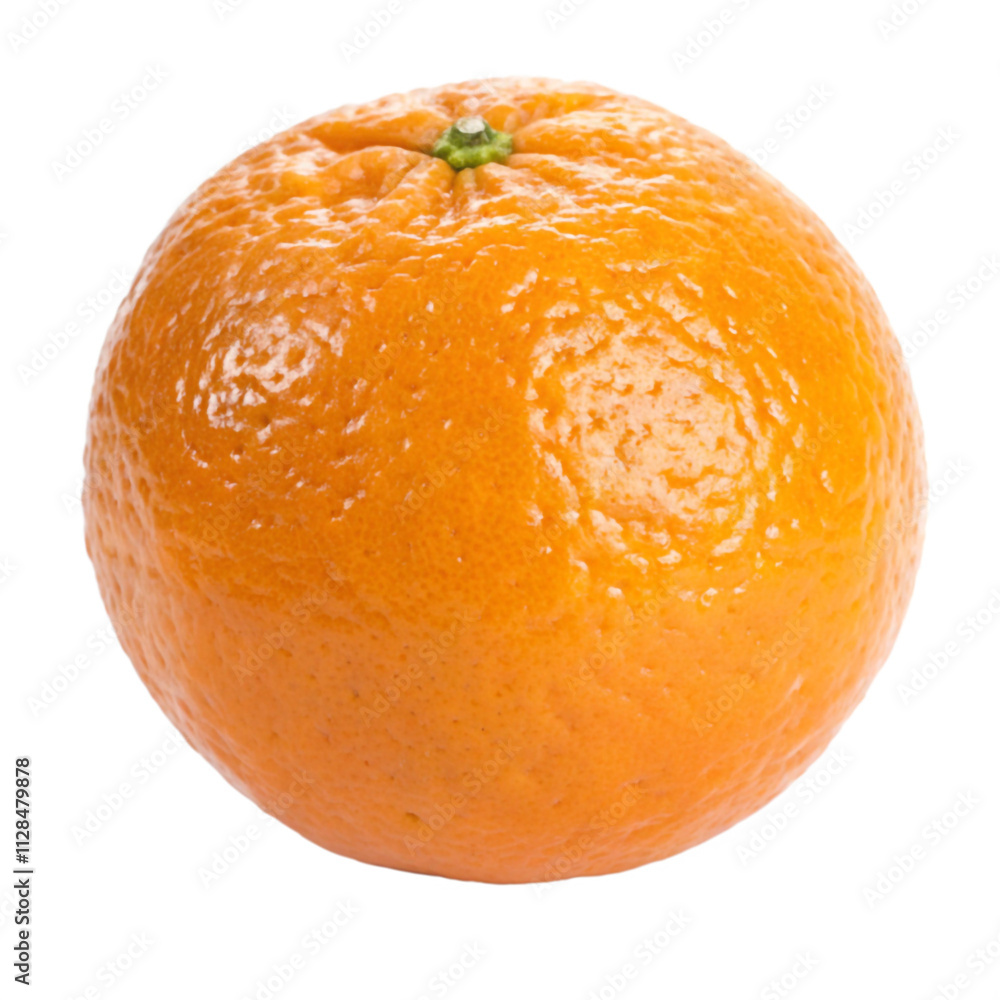 An orange isolated in a transparent background
