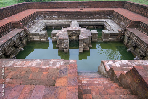 Petirtaan Dewi Sri is a sacred holy water source used in Hindu rituals located in Magetan Regency, East Java, Indonesia. Based on reports, it was probably built during the 10th – 11th century AD. photo