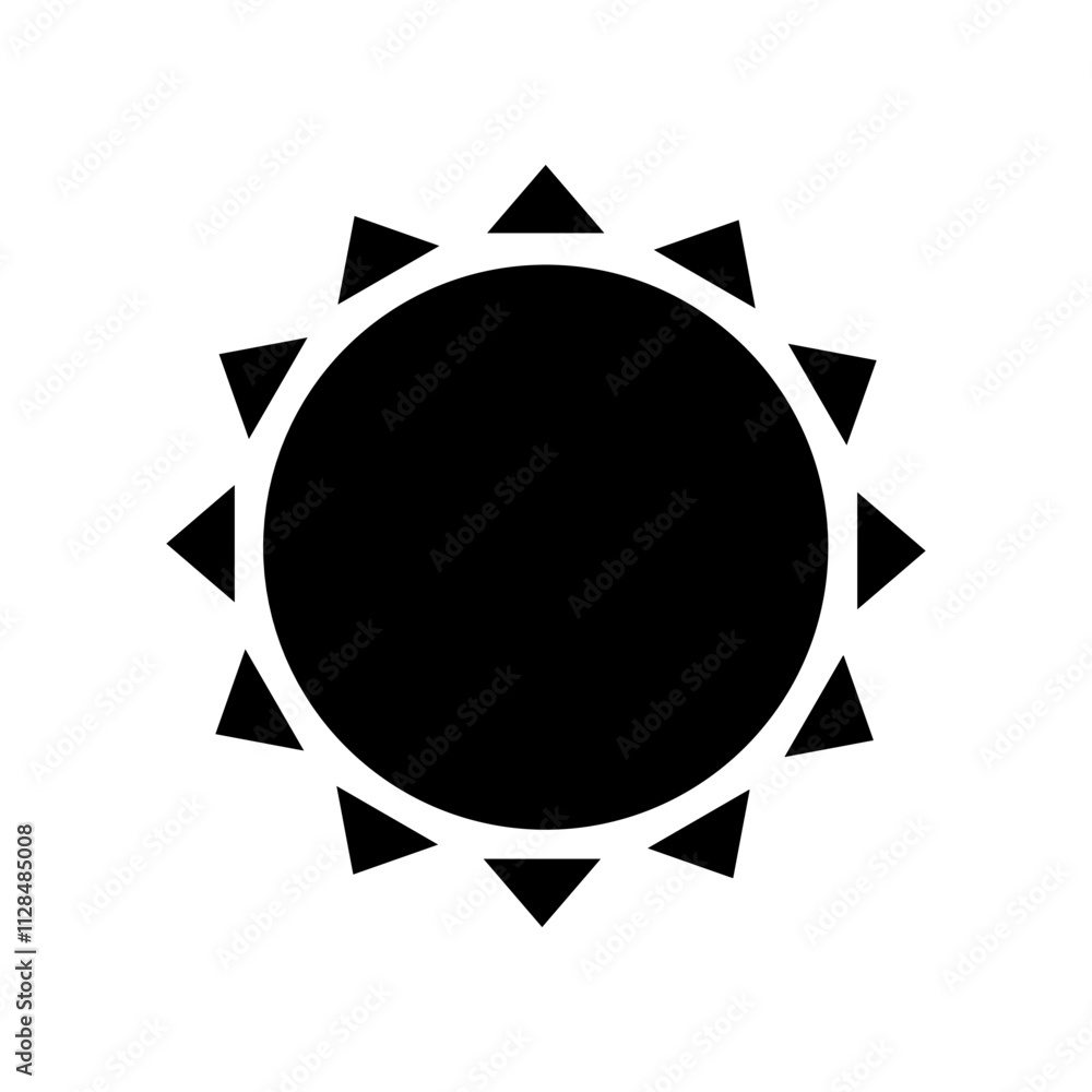 Sun vector icon. Summer illustration sign. hot symbol or logo. Sun vector icon. Summer illustration sign. hot symbol or logo.