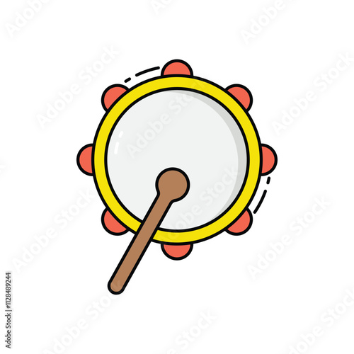 Bodhran vector icon photo