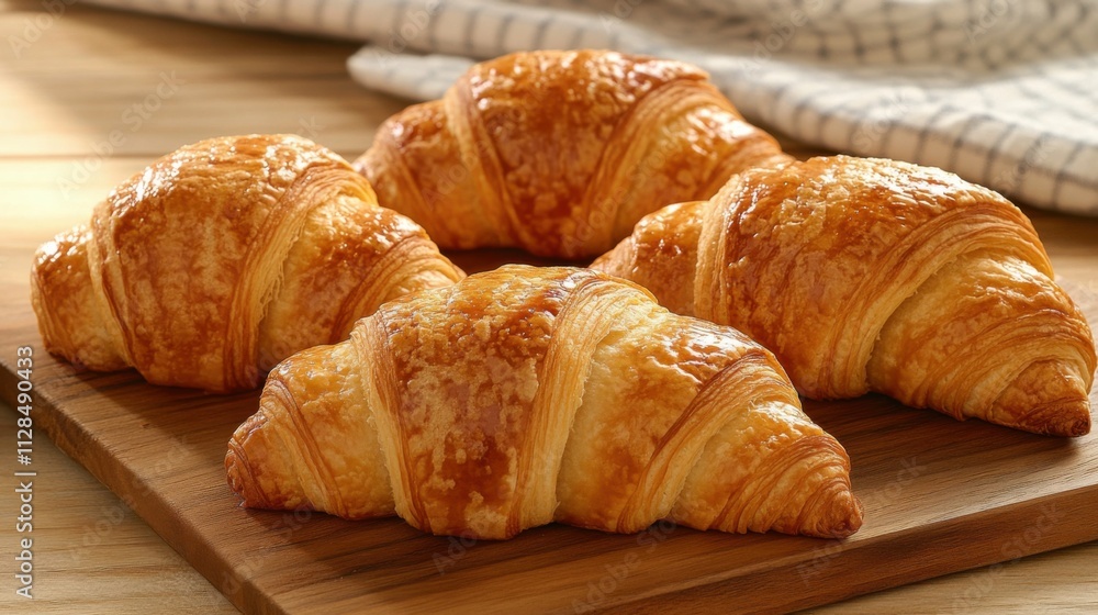 Freshly baked croissants in cozy bakery, capturing comfort, flavor, and the artistry of traditional pastries. Freshly baked croissants in cozy bakery, capturing comfort, flavor, and the artistry of traditional pastries.