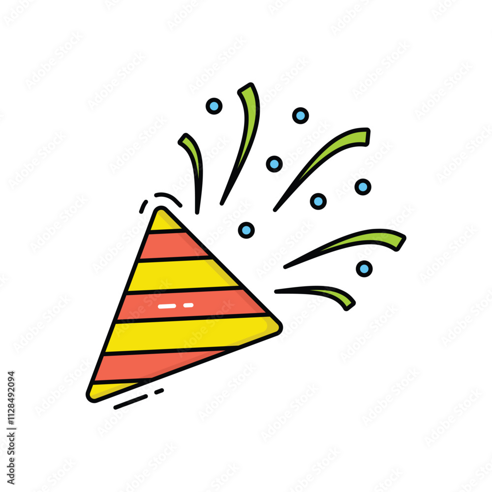 Obraz premium Celebration vector icon