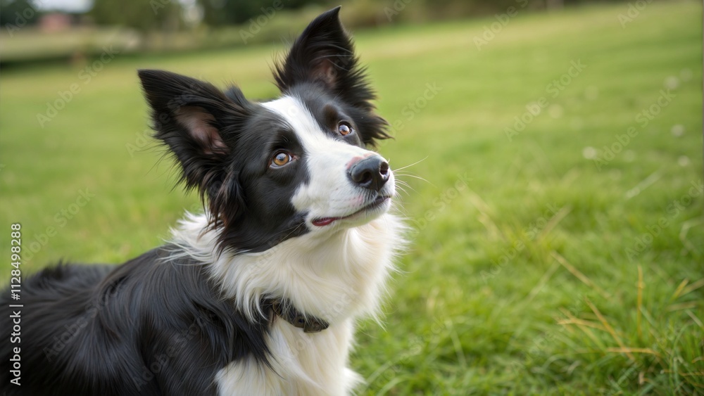 Border Collie in a Field