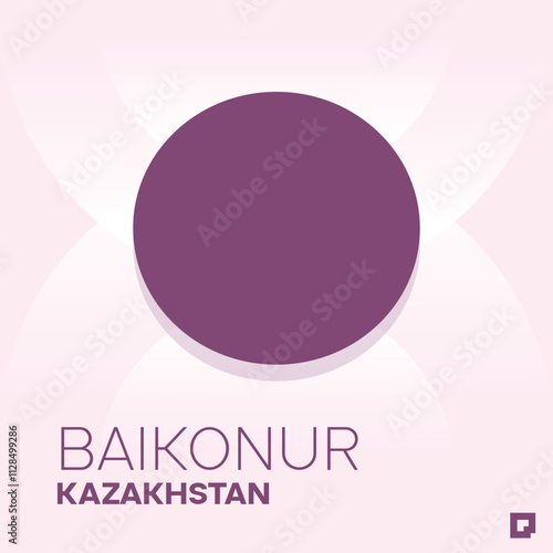 Baikonur vector map, Vector map of Baikonur, editable eps, AI files, Vector illustration of Baikonur vector map
