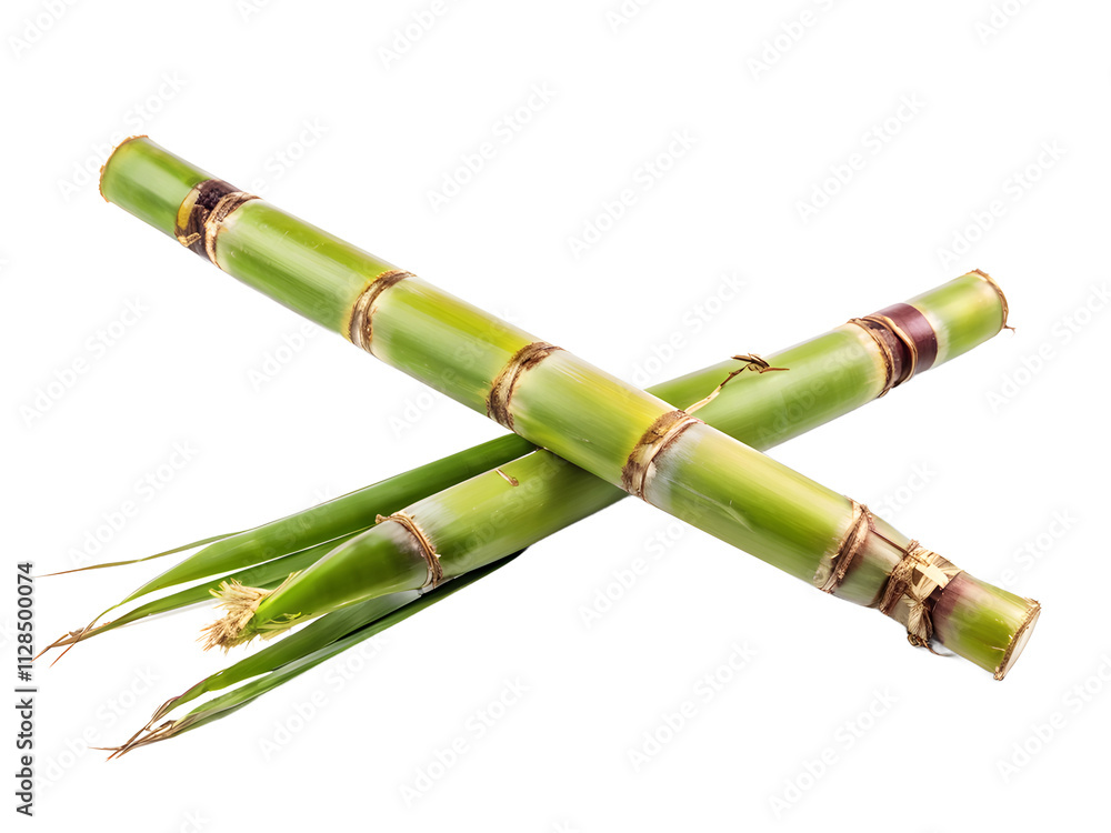 Fototapeta premium Sugar cane isolated on white background 