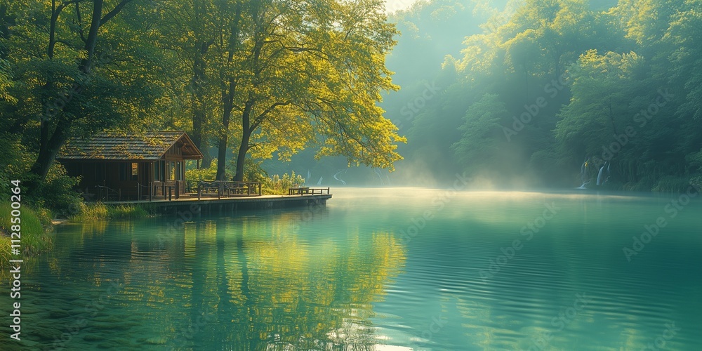 Obraz premium Background Nature Genereate Ai