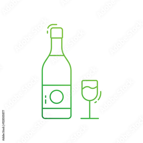 Whiskey vector icon