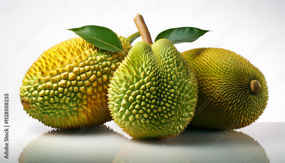 jack fruits isolated on white background jack fruits isolated on white background