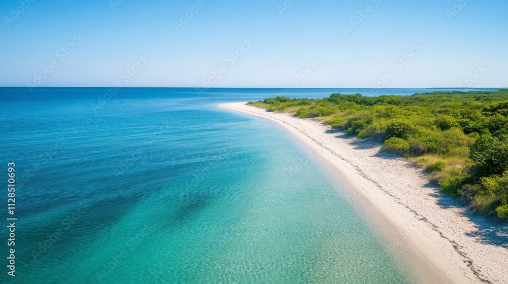 Secluded Beach Coastline Tropical Island Paradise Secluded Beach Coastline Tropical Island Paradise