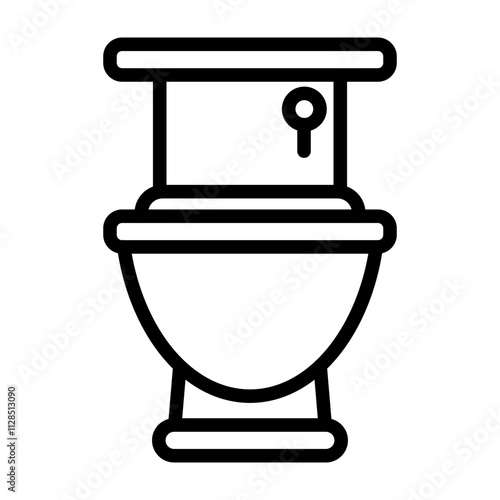 Toilet Vector Icon Design
