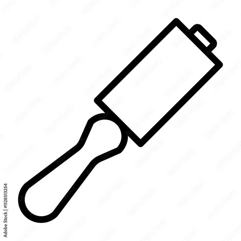 Lint Roller Vector Icon Design