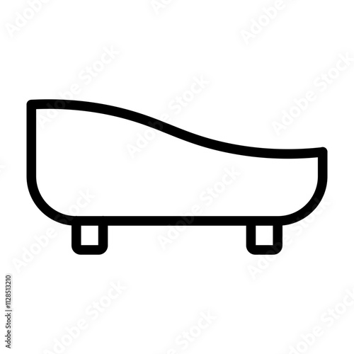 Bath Tub Vector Icon Design