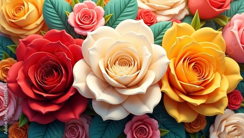 Fototapeta Naklejka Na Ścianę i Meble -  bouquet of roses