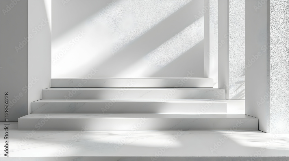 Steps, White Marble, Modern Minimalist, Abstract Architecture, Sunlit, Clean Design, Elegant, Simple Steps, White Marble, Modern Minimalist, Abstract Architecture, Sunlit, Clean Design, Elegant, Simple