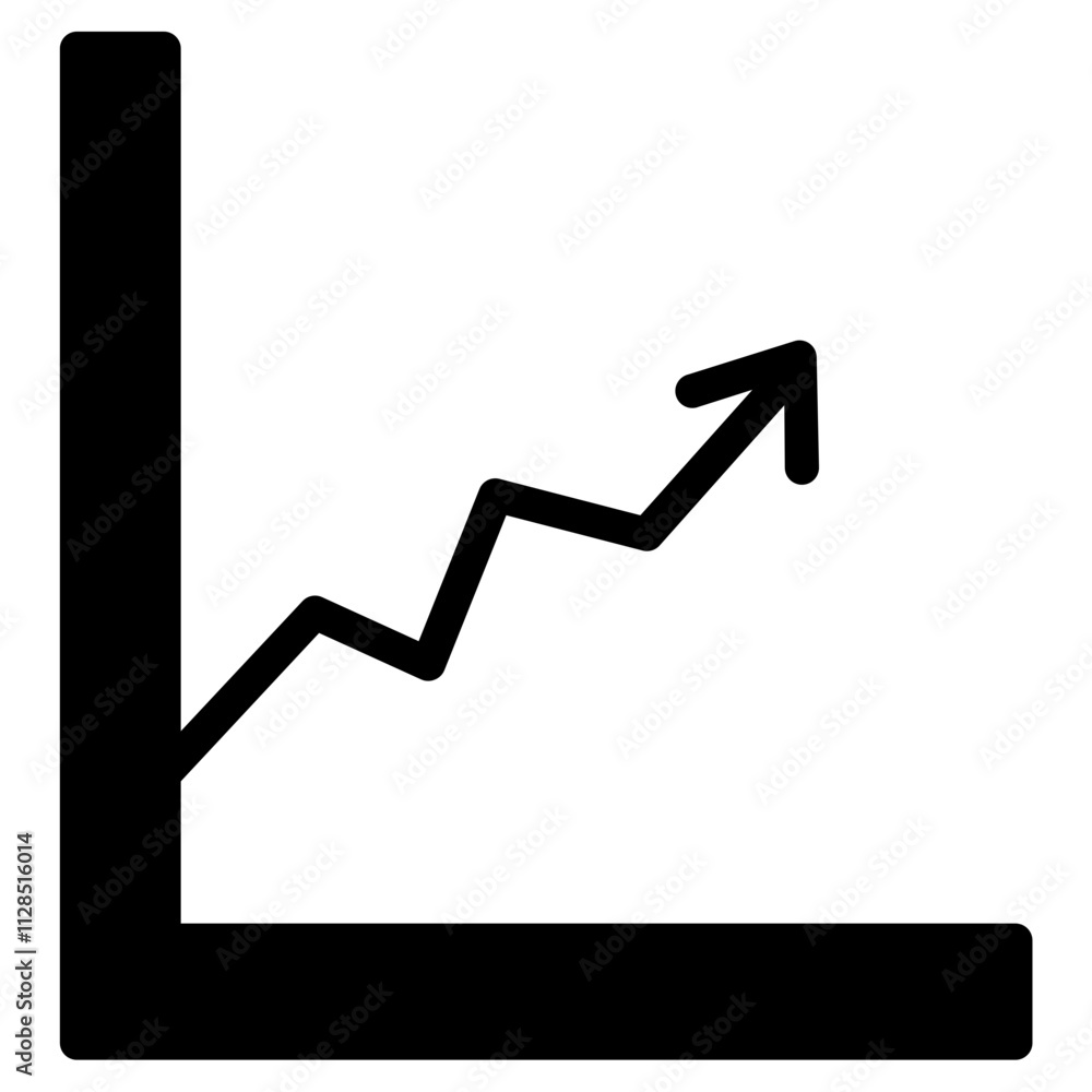 Chart Diagram Graph Glyph Icon Chart Diagram Graph Glyph Icon