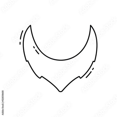 Beard vector icon