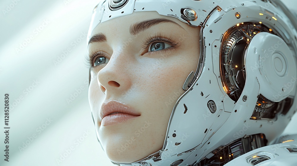 Illuminated Robot Face with Natural Features Illuminated Robot Face with Natural Features
