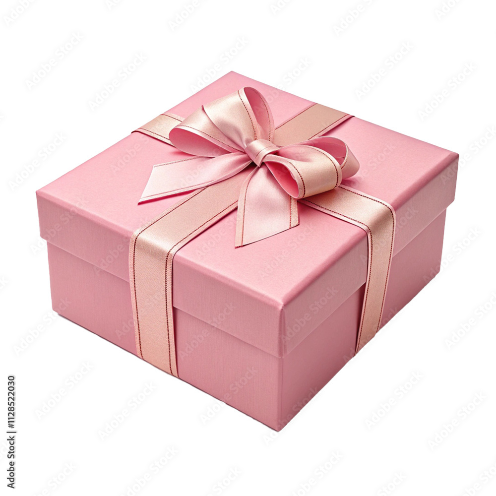 Fototapeta premium gift box with ribbon on white background