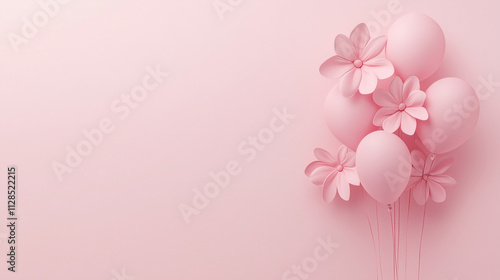 balloons and flowers