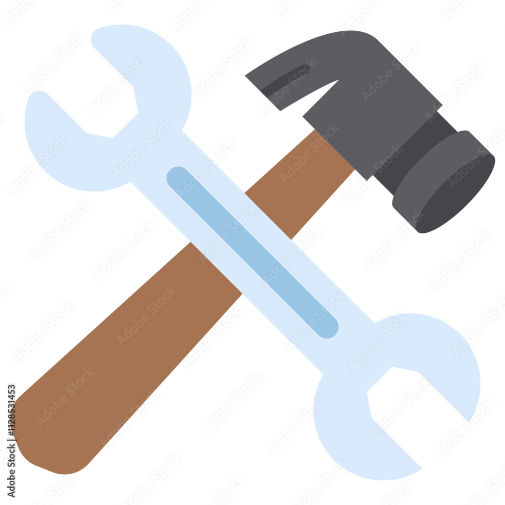 Hands Tool Flat Icon