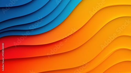 Abstract color gradient background grainy orange blue yellow white noise texture backdrop