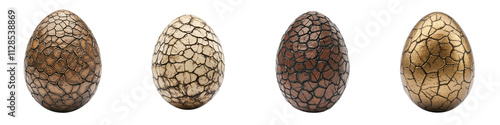 Mystical dragon eggs in a medieval fantasy setting These otherworldly reptilian eggs appear to be covered in ancient scales horns and other fantastical elements evoking a sense of myth and legend