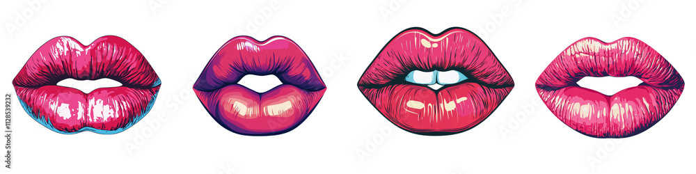 Captivating Closeup of Seductive Red Lips Evoking Feminine Glamour Desire and Temptation Enticing Makeup and Beauty Concept for Fashion Lifestyle and Advertising Imagery Captivating Closeup of Seductive Red Lips Evoking Feminine Glamour Desire and Temptation Enticing Makeup and Beauty Concept for Fashion Lifestyle and Advertising Imagery