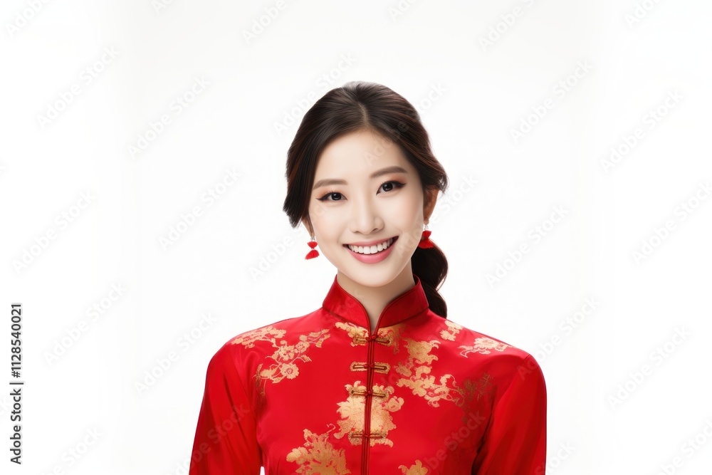 Qipao Chinese new year Chinese woman portrait. Qipao Chinese new year Chinese woman portrait.