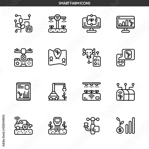 Smart Farm Icons Sheet