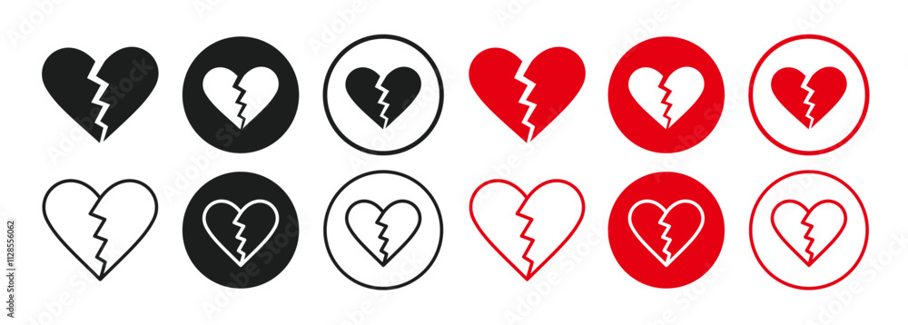 broken heart Icons broken heart Icons