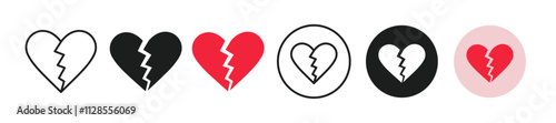 broken heart Icons