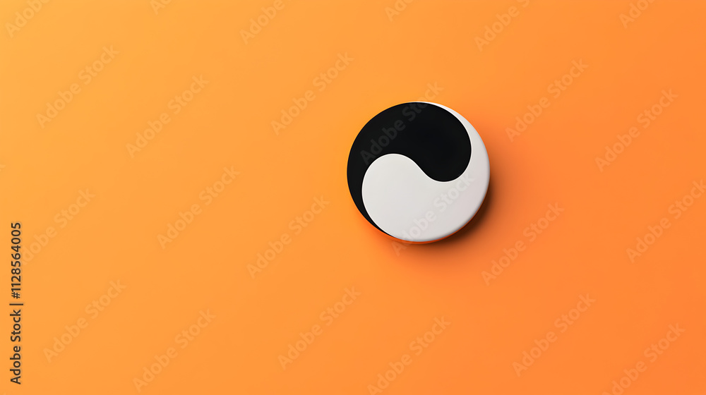 A design of a yin-yang symbol with soft lines representing balance, unity, and cultural harmony. Yin-yang minimalist. A design of a yin-yang symbol with soft lines representing balance, unity, and cultural harmony. Yin-yang minimalist.