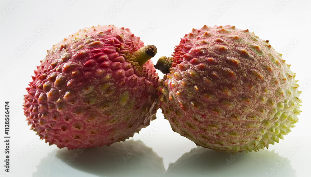 Lychee fruit isolated on white background Lychee fruit isolated on white background