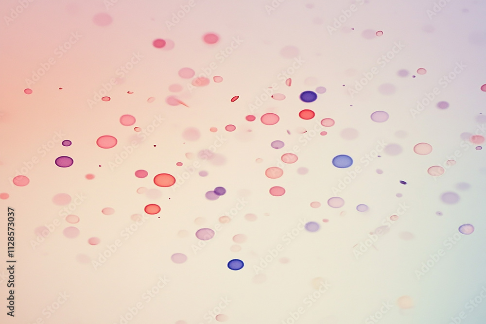 Soft Pastel Gradient with Bokeh Light Effect, Abstract Blurred Background for Creative Design Projects