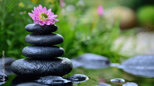 Tranquil Moments: Health and Wellness Through Mindful Self-Care Routines with Nature and Stones