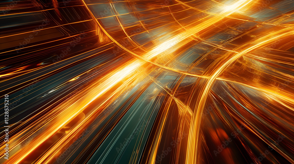 Abstract Graphic of Solar Panels With Glowing Lines Representing Energy Flow, Sustainable Electricity Resource, Solar Cell Powered Clean Energy Photography Abstract Graphic of Solar Panels With Glowing Lines Representing Energy Flow, Sustainable Electricity Resource, Solar Cell Powered Clean Energy Photography