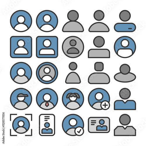 Profile and Account Icon Set