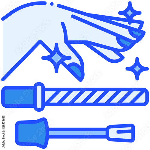 Manicure Blue Color Icon