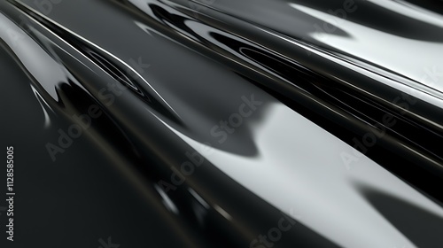 Smooth plastic surface with subtle streaks and reflections photo