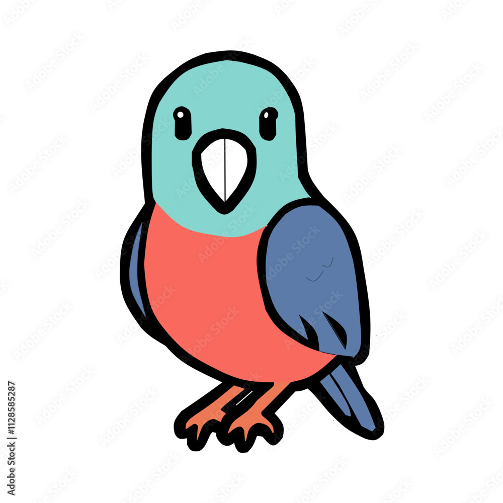 Obraz premium Cartoon bird
