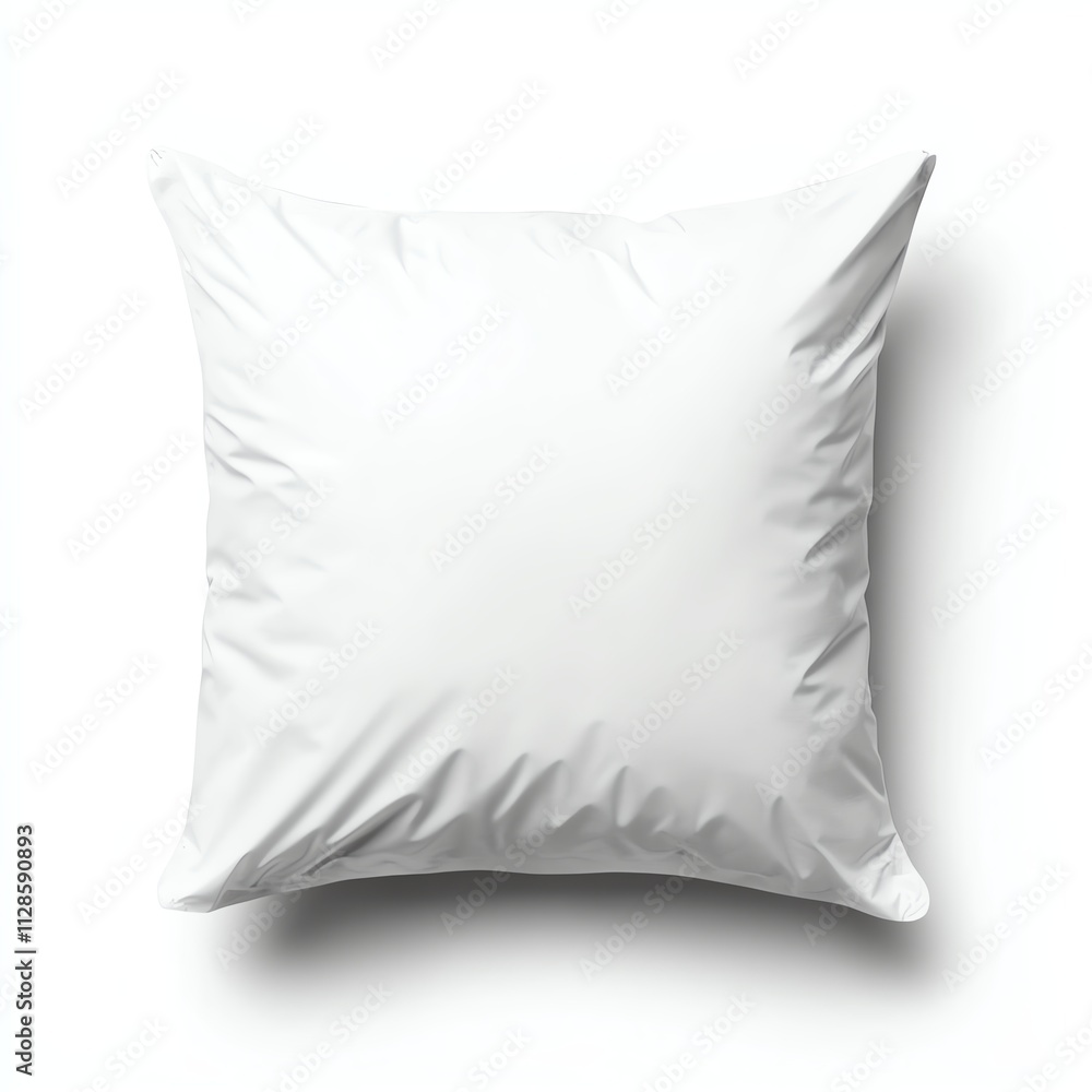 A plain white pillow on a light background, perfect for bedding or interior decor, offering a minimalist aesthetic. A plain white pillow on a light background, perfect for bedding or interior decor, offering a minimalist aesthetic.