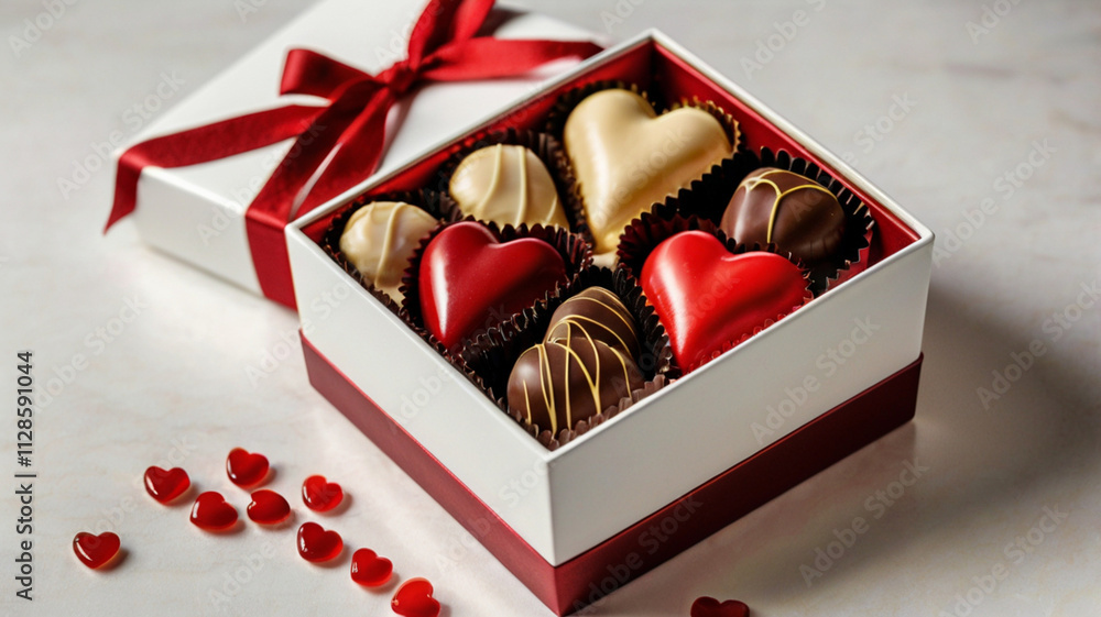 Handcrafted chocolate heart cakes, ideal for spreading love and sweetness this Valentine's Day. Handcrafted chocolate heart cakes, ideal for spreading love and sweetness this Valentine's Day.