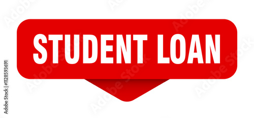 STUDENT LOAN STICKER, BUTTON, SIGN