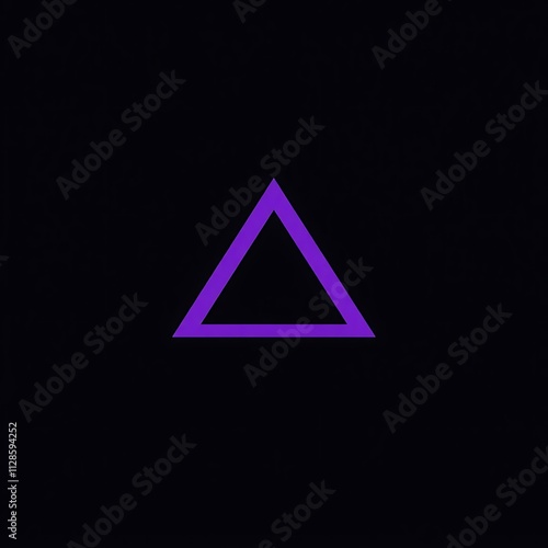 Free Download Purple Triangle on Black: A bold and minimalist purple triangle stands out against a stark black background. This abstract design evokes a sense of mystery and intrigue. - GFXLoad