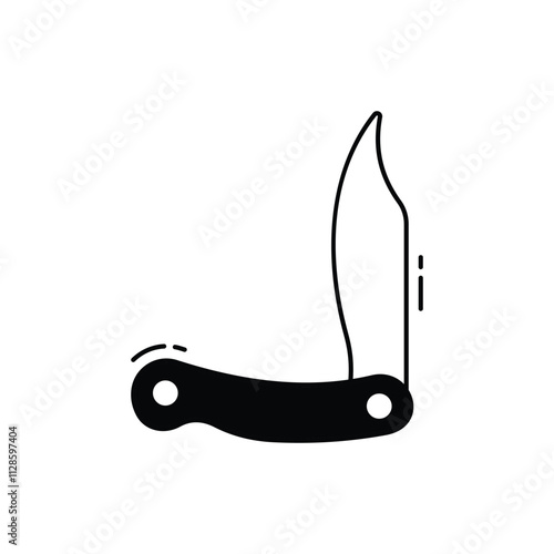 Pocket Knife vector icon
