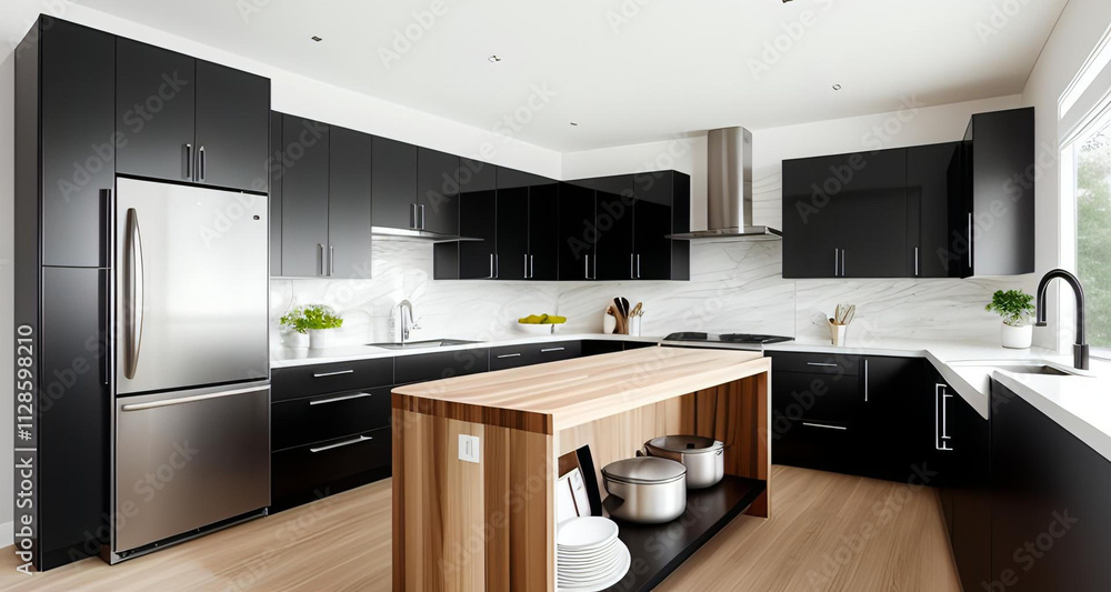 Minimalist Modern Kitchen Design with Clean Lines and Sleek Finishes Minimalist Modern Kitchen Design with Clean Lines and Sleek Finishes