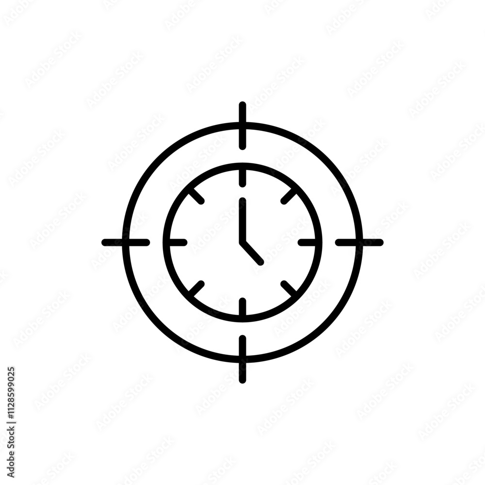 Target outline icons, minimalist vector illustration ,simple transparent graphic element .Isolated on white background Target outline icons, minimalist vector illustration ,simple transparent graphic element .Isolated on white background