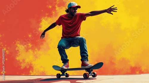 Skateboarder Portrait by Nicolas Zamana for Stocksy photo