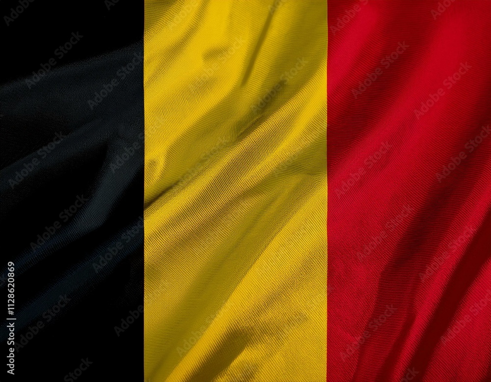 Obraz premium Belgium flag picture, Belgium flag image,